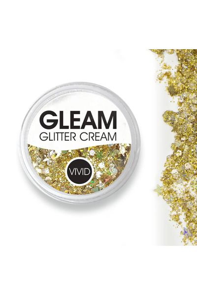 Vivid Gleam Chunky Glitter Cream- Gold dust
