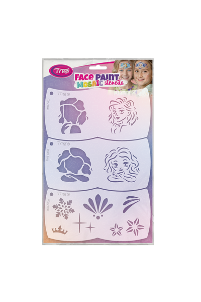 Facepaintstencils Ice Queen