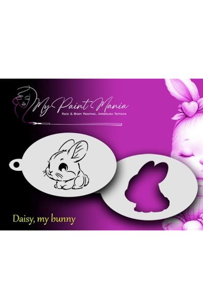 Facepainting Stencil Daisy , my Bunny