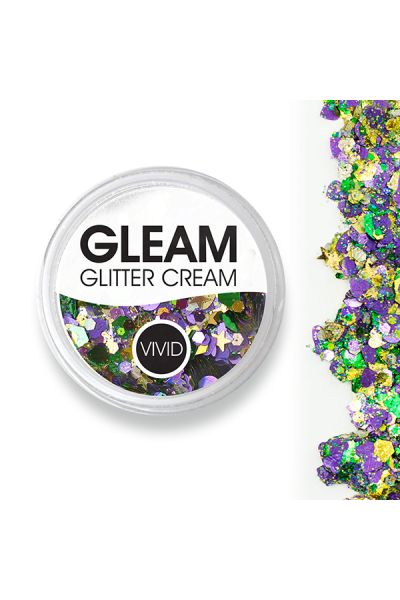 Vivid Gleam Chunky Glitter Cream- Mardi Party