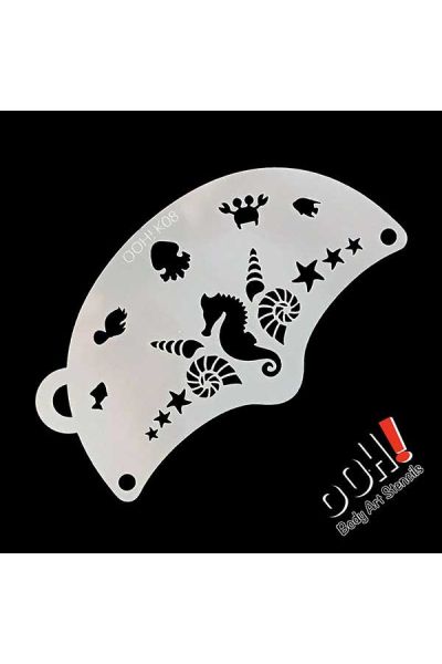 oOh Body Art Stencils K08