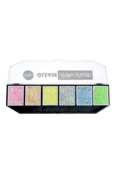 Vivid - Pastel Glow Glitter Cream Palette