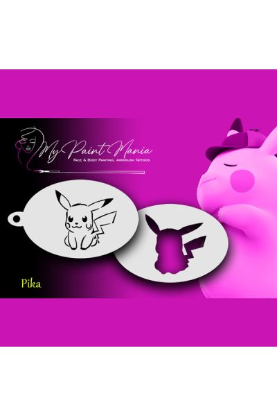 Facepainting Stencil Pika