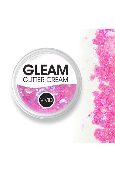 Vivid Gleam Chunky Glitter Cream- Princess Pink