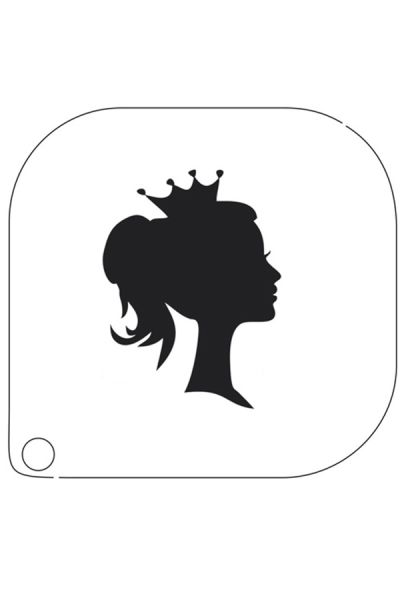Facepaintingstencil Queen
