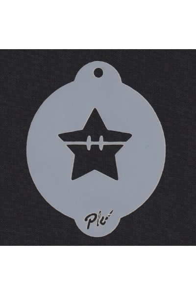 Facepaintingstencil Mario Star