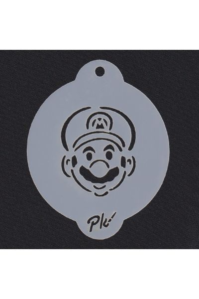 Facepaintingstencil Mario Face B