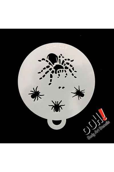 oOh Body Art Tarantula Spider Stencil C19