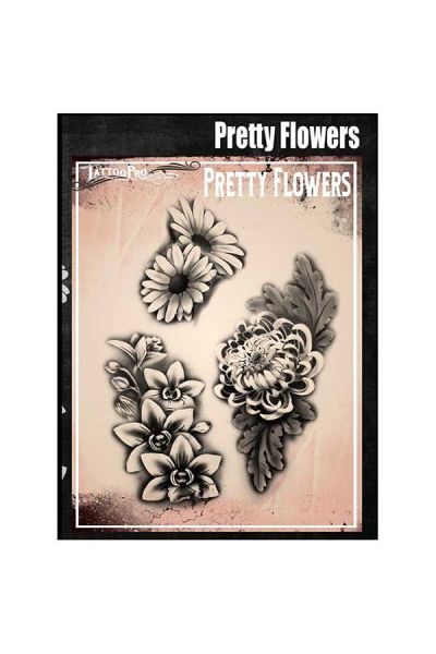 Wiser Airbrush Tattoo Pretty Flowers