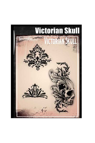 Wiser Airbrush Tattoo Victorian Skull