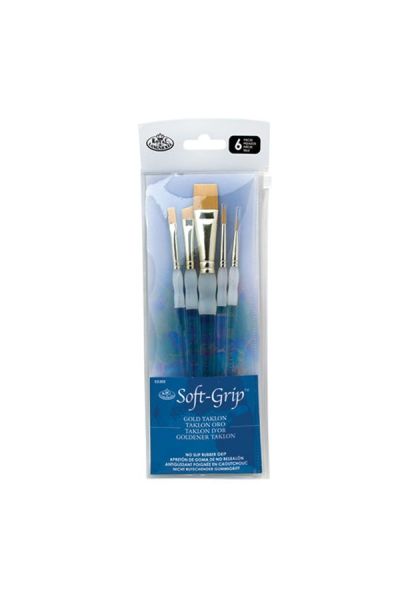 Royal Brush Soft Grip Set 5 Brushes Sg301-3t
