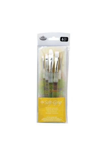 Soft Grip Facepainting Brushes Set  5 pcs