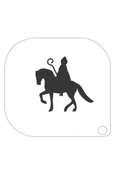 Grimas Stencil Sint en Paard