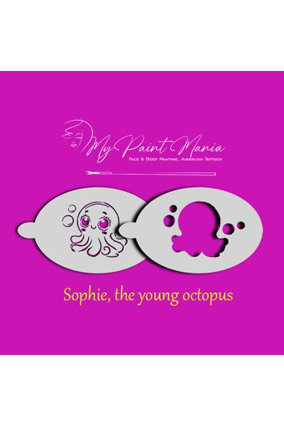 Facepainting Stencil Sophie The Octopus