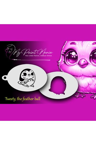 Facepainting Stencil Tweety