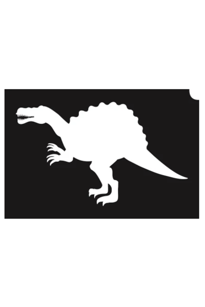 Glittertattoo Stencil Spinosaurus (5 pack)
