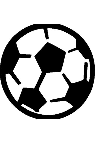 Glitter Tattoo Stencil Soccer