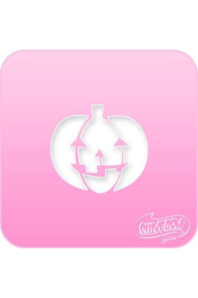 Silly Farm Stencil Jack o Lantern Pumpkin