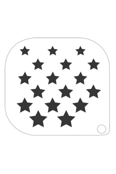 Facepainting Stencil Stars