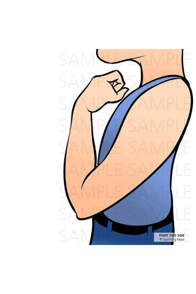 Svetlana Keller Practice Board Upper Arm Boy Light Skin A4