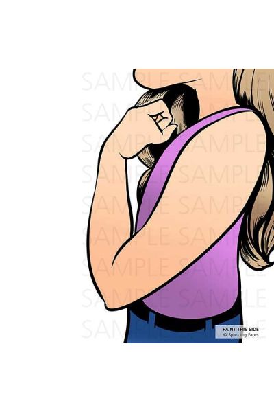 Svetlana Keller Practice Board Upper Arm Girl Light Skin A4