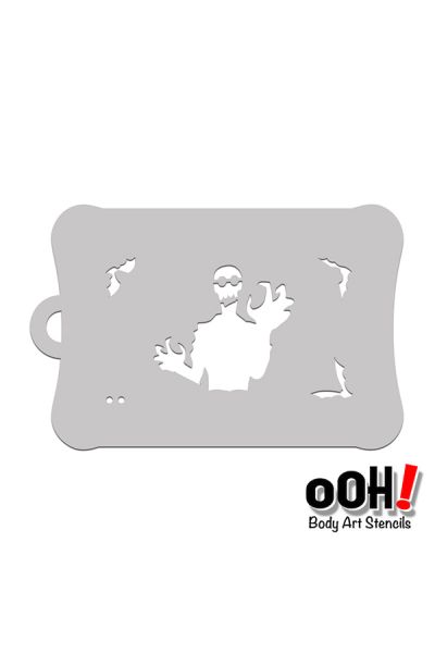 oOh Body Art Zombie Stencil