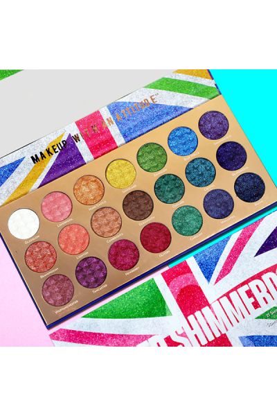 Rude United Shimmerdom - 21 Shimmer Eyeshadow Palette