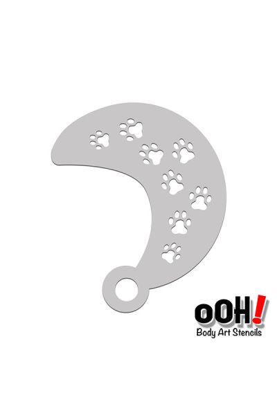 oOh Body Art Stencil Puppy Foot