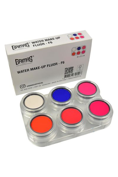 Grimas Water Fluor Palette