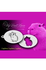 Facepainting Stencil Capybara