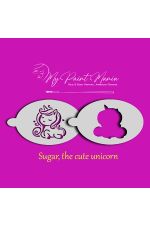 Facepainting Stencil Sugar The Cute Unicorn