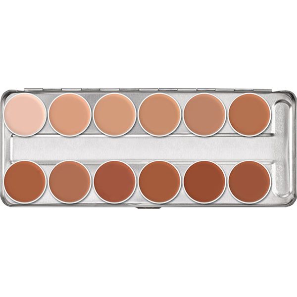 Kryolan Supracolor TV Palette 12 Colors