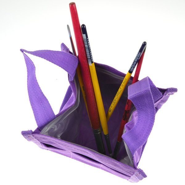 Collapsable Brush Bucket Pink