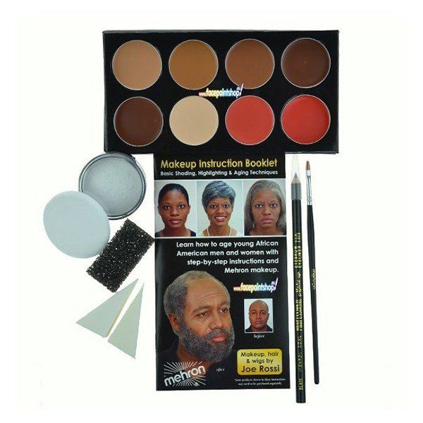 Mehron Mini-Pro Student Makeup Kit for Medium Dark and Dark Skin