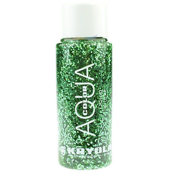 Kryolan Liquid Aquacolor Glitter Green