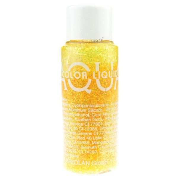 Kryolan Liquid Aquacolor Glitter Orange 30ml