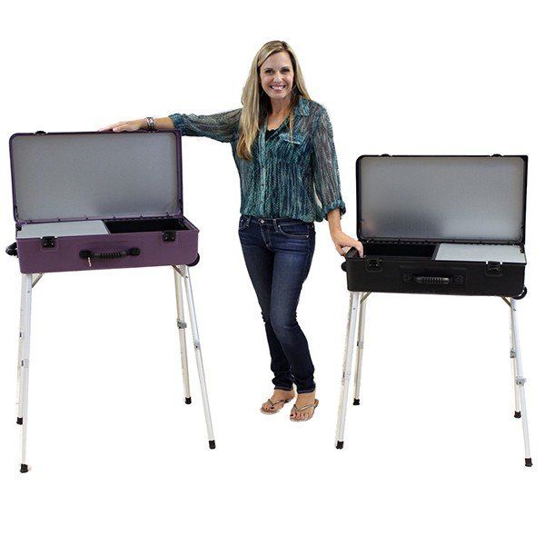 Black Craft-n-Go Paint 28" Station with Accessories