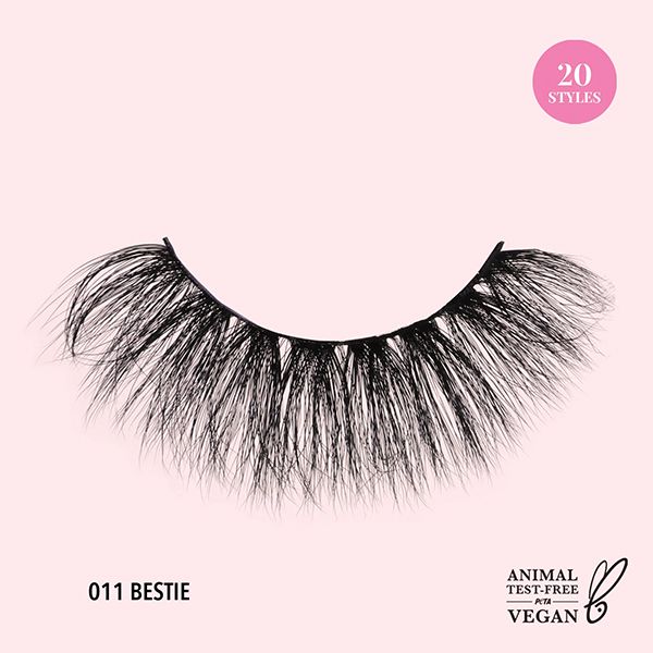 Moira 3D Effect Bionic Vegan Faux Mink Lashes 011 Bestie