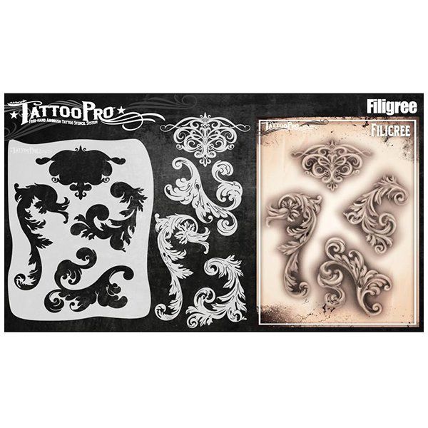 Wiser Airbrush Tattoo Fancy Filligree