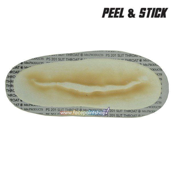 Mel Products Peel & Stick Prosthetics Slit Throat