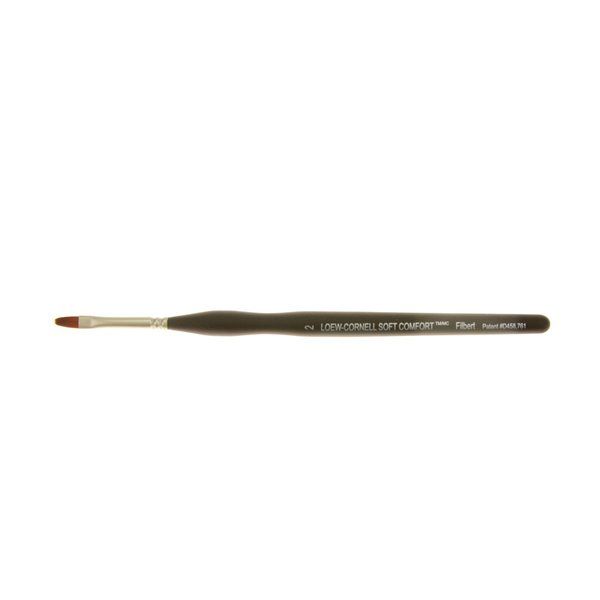 Loew-Cornell Soft Comfort Taklon Filbert Brush (2)