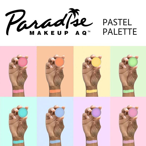 Mehron Paradise AQ 8 Pastel Color Palette