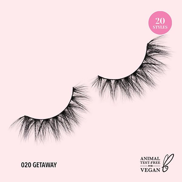 Moira 3D Effect Bionic Vegan Faux Mink Lashes 020 Getaway