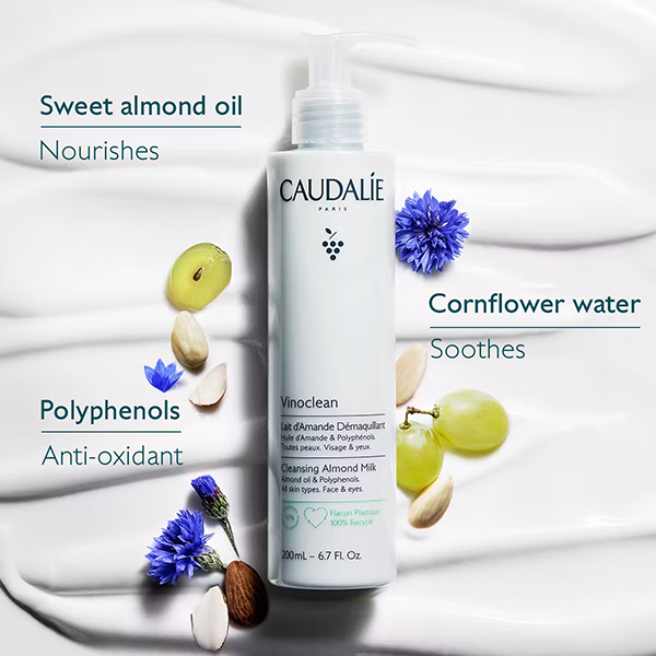 Caudalíe Vinoclean Gentle Cleansing Almond Milk-200ml