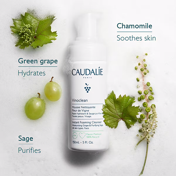Caudalíe Vinoclean Gentle Foam Cleanser 50ml
