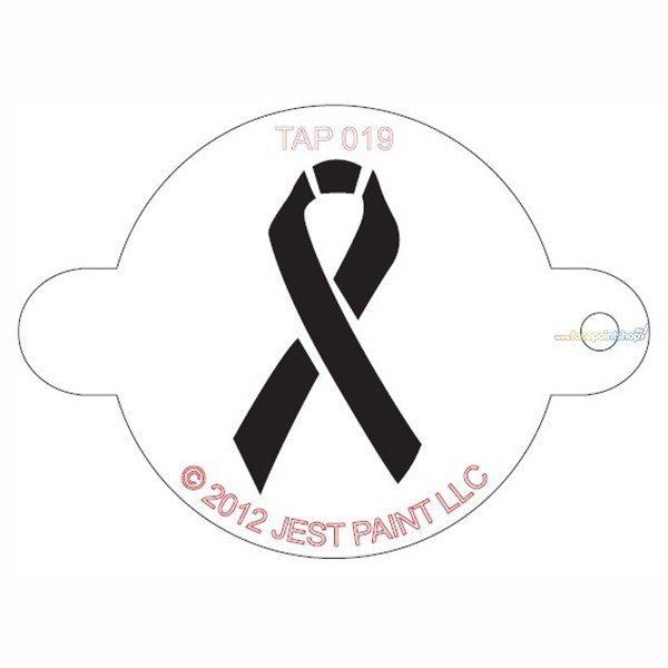 Tap Facepaint Stencil Ribbon