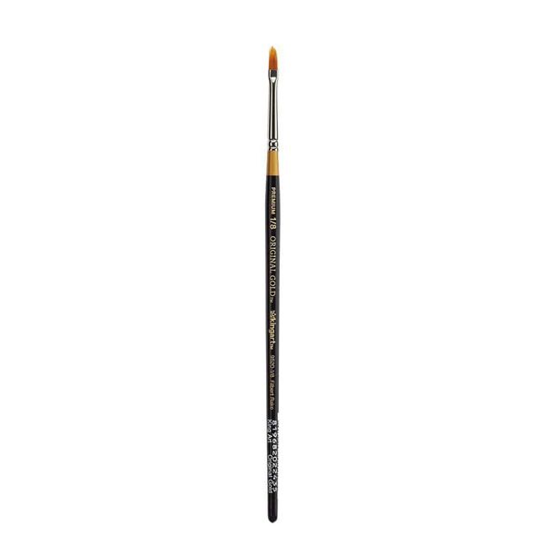 Kingart Golden Taklon Filbert Brush Grass Comb 1/8