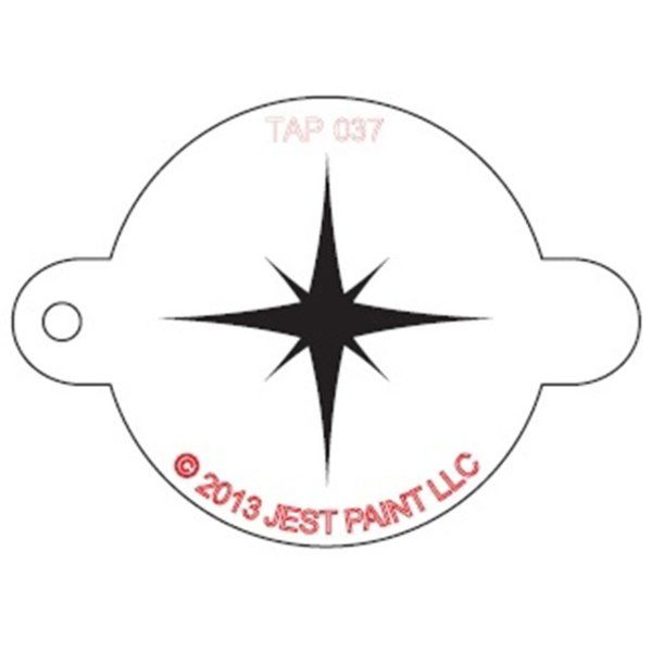 Tap Facepaint Stencil Christmas Star