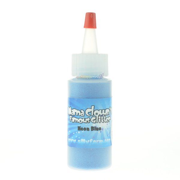 Mama Clown's Famous Glitter Neon Blue