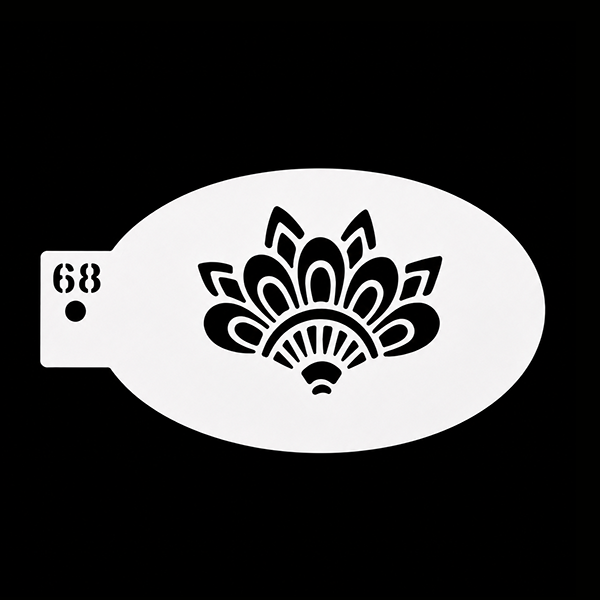 Lotus Bloom Stencil